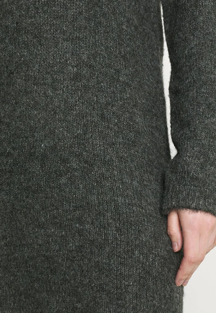 Buy ๐งจ JDYPHILINA V NECK ๐ DRESS - Jumper ๐ DRESS - Dark Grey Melange ๐ - Image 6