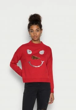 Budget 😍 JDYOLGA - Jumper - True Red 🛒