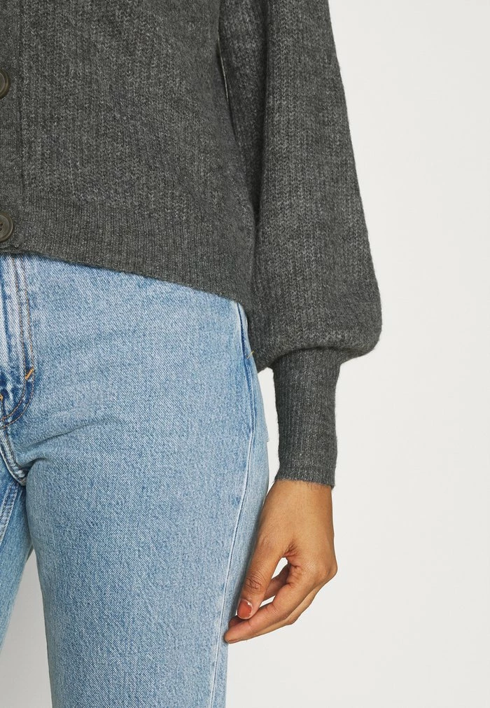 Cheap 💯 JDYDREA SHORT CARDIGAN - Cardigan - Dark Grey Melange 🎉 - Image 6