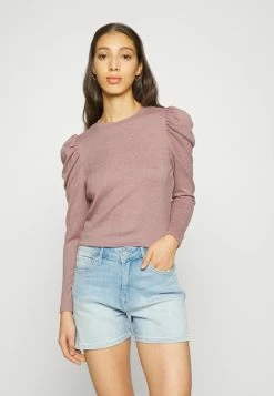 Best deal 🔔 JDYTONSY PUFF SLEEVE - Jumper - Adobe Rose 😍