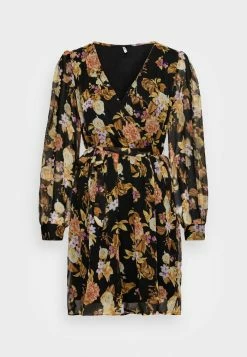 Hot Sale 😀 JDYELLA WRAP 👗 DRESS - Day 👗 DRESS - Black ❤️