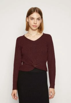 Cheapest ✨ JDYLIVA LIFE KNOT - Jumper - Vineyard Wine 🔥