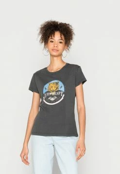 Hot Sale ⌛ JDYFAROCK - Print T-shirt - Obsidian/lion Heart 🛒