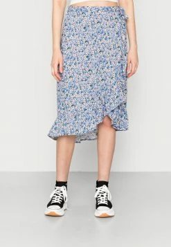 Wholesale 🔔 JDYSTARR LIFE BELOW KNEE 👗 SKIRT - A-line 👗 SKIRT - Blue/kamille 😉