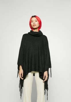 Top 10 🔥 JDYPOCA PONCHO - Cape - Dark Grey Melange 😀