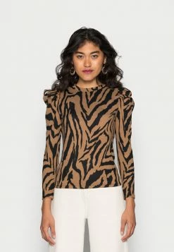 Best Pirce 🌟 JDYTONSY PUFF SLEEVE - Jumper - Light Brown 👍