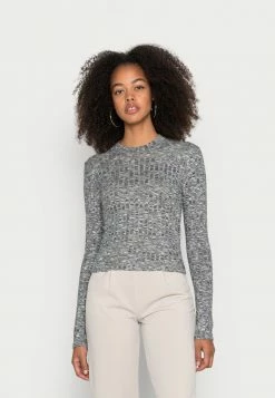 Wholesale ❤️ JDYMELISA - Long Sleeved Top - Dark Grey Melange ✔️