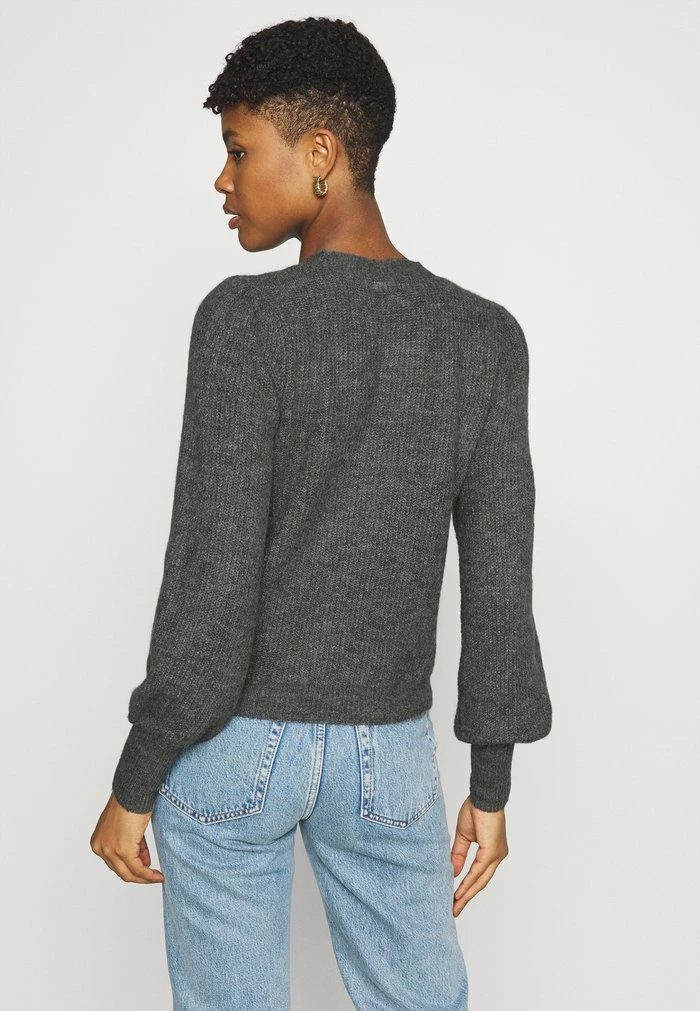 Cheap 💯 JDYDREA SHORT CARDIGAN - Cardigan - Dark Grey Melange 🎉 - Image 3