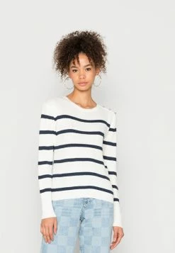 Top 10 🧨 JDY STRIPE PULLOVER - Jumper - Antique White ⭐