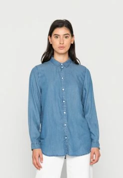 Flash Sale 🎉 JDYOLIVIA LIFE - Button-down Blouse - Medium Blue Denim 😉