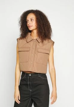 Hot Sale ✔️ JDYDIANA QUILT SHORT WAISTCOAT - Waistcoat - Beaver 🤩