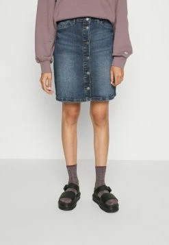 Best Pirce 🥰 JDY TYSON BUTTON MIX - Mini 👗 Skirt - Medium Blue Denim 🧨