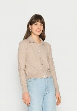 Cheapest ✔️ JDYMARCO COLLAR CARDIGAN - Cardigan - Beige 🧨