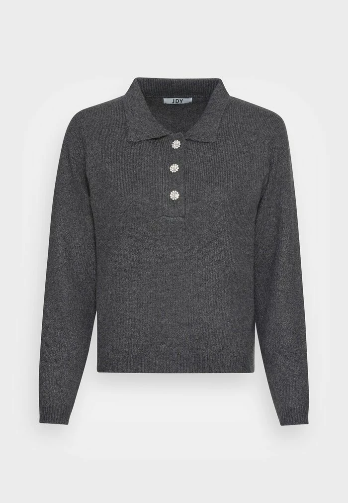 Hot Sale 😉 JDYRUE RAYA - Jumper - Dark Grey Melange 🎉 - Image 4