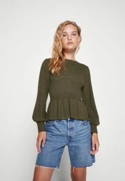 Cheap 👏 JDYMARCO PEPLUM - Jumper - Forest Night 🌟