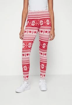 Top 10 ๐คฉ JDYSANTA X MAS - Leggings - Trousers - True Red/cloud Dancer ๐